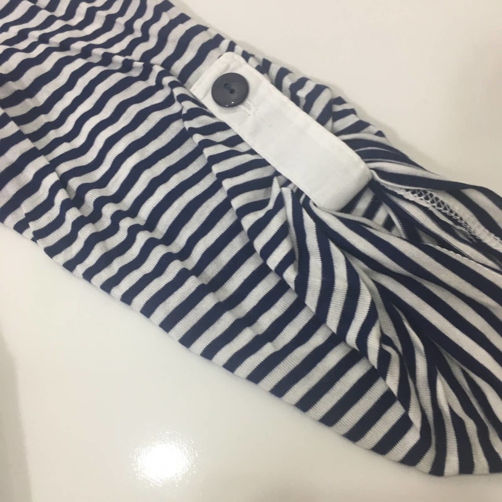 Splendid Swim Malibu Stripe Navy Tunic Small - Picture 4 of 5